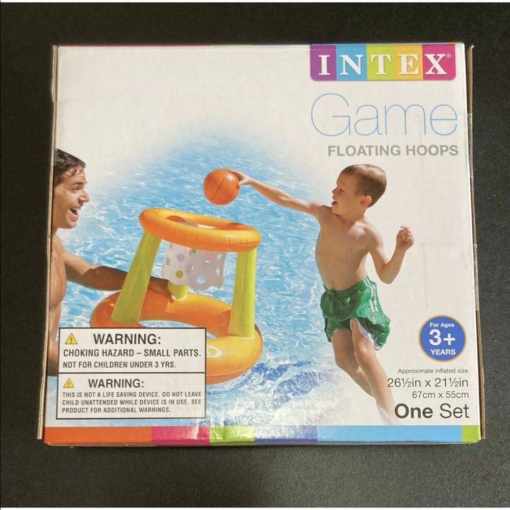 Intex Game Pool Mini Basketball Time Floating